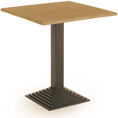 Vincent Sheppard Lloyd Loom Bistro Table 70cm Including Glass Top